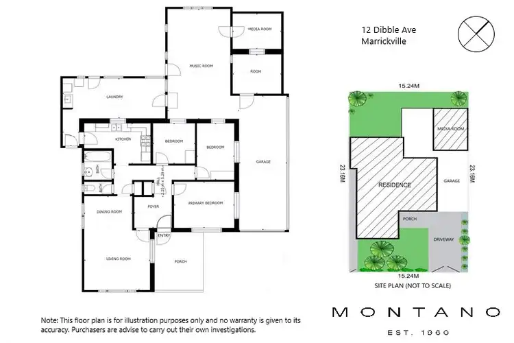 Floorplan of Homely house listing, 12 Dibble Avenue, Marrickville NSW 2204