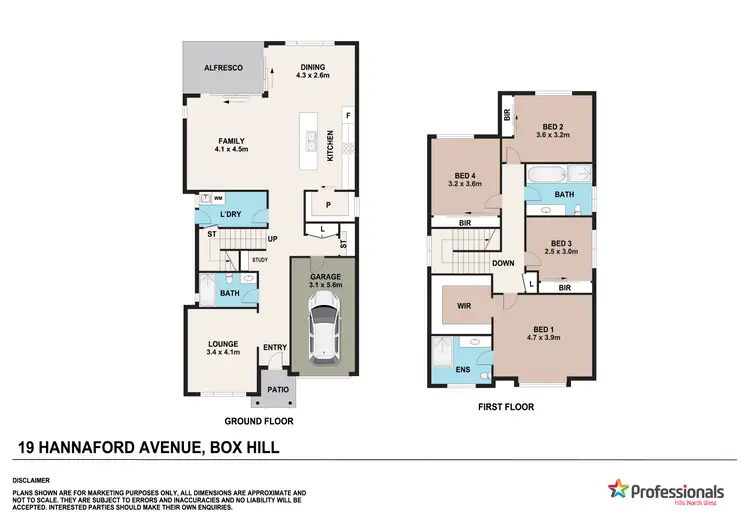 Floorplan of Homely house listing, 19 Hannaford Avenue, Box Hill NSW 2765