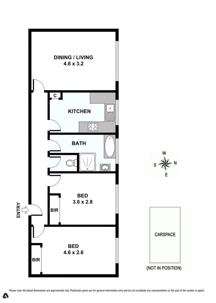 Floorplan of Homely apartment listing, 8/45 Disraeli Street, Kew VIC 3101