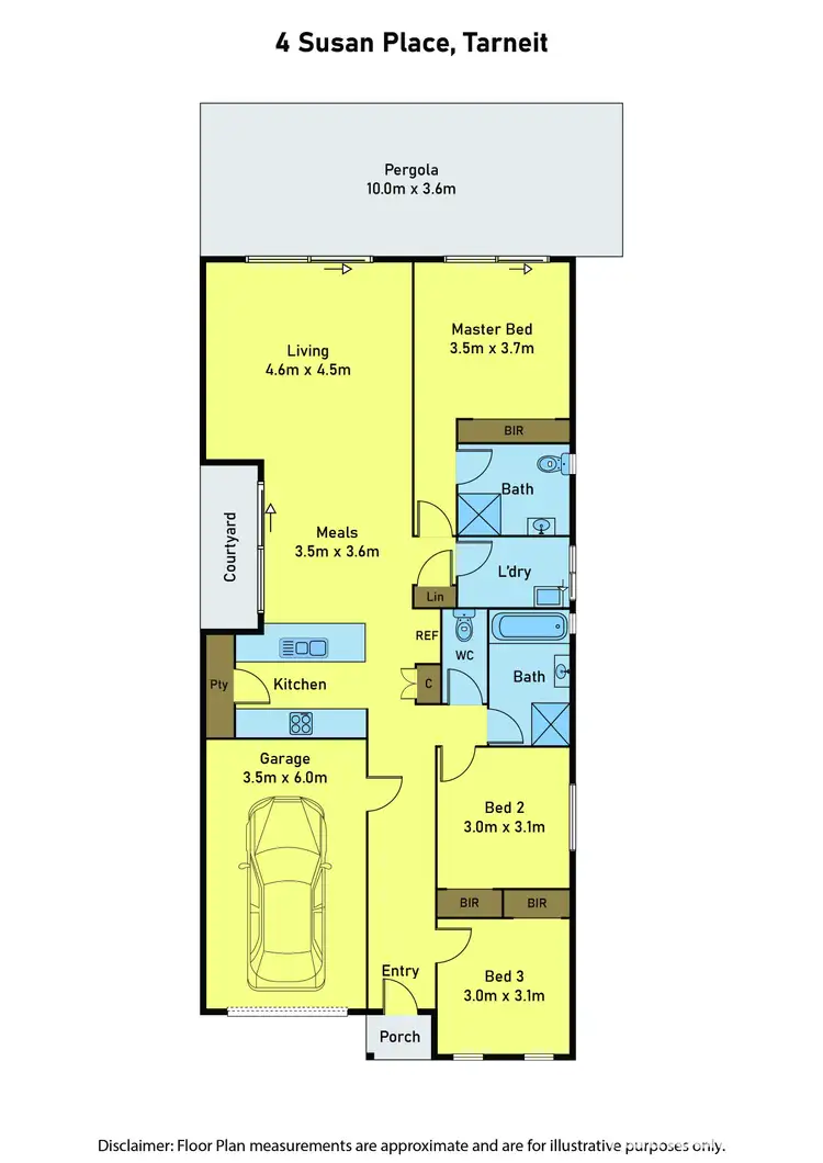 Floorplan of Homely house listing, 4 Susan Place, Tarneit VIC 3029