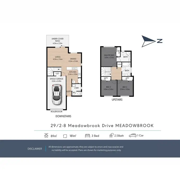 Floorplan of Homely house listing, 29/2-8 Meadowbrook Drive, Meadowbrook QLD 4131