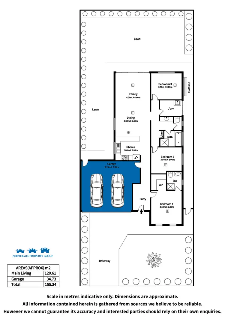 Floorplan of Homely house listing, 23 Highview Drive, Hillbank SA 5112