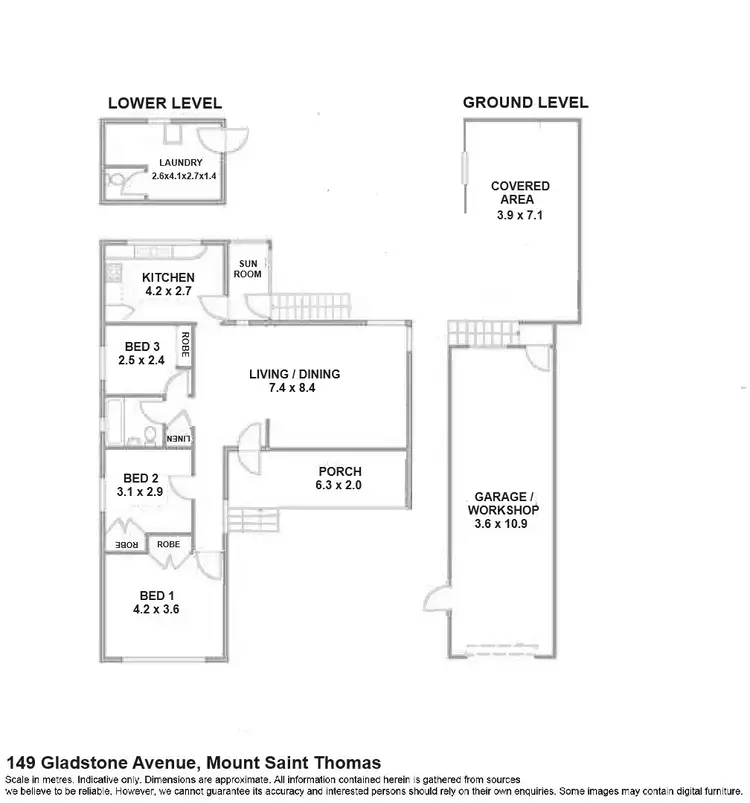 Floorplan of Homely house listing, 149 Gladstone Avenue, Mount Saint Thomas NSW 2500