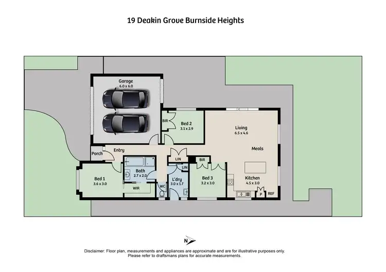 Floorplan of Homely house listing, 19 Deakin Grove, Burnside Heights VIC 3023