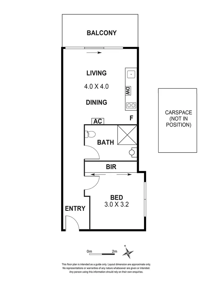 Floorplan of Homely apartment listing, 306/20 Reeves Street, Carlton VIC 3053