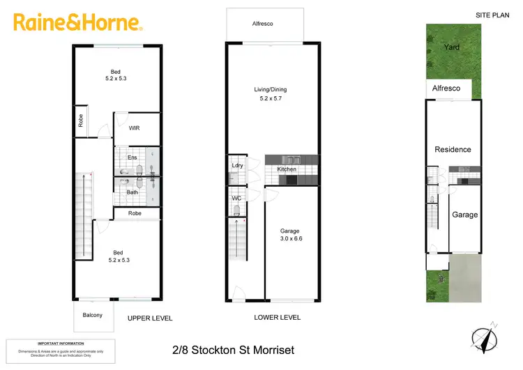 Floorplan of Homely townhouse listing, 2/8 Stockton Street, Morisset NSW 2264