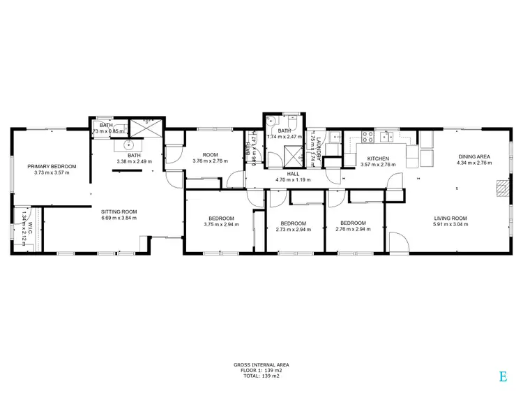 Floorplan of Homely house listing, 43 Gunsynd Grove, Branyan QLD 4670