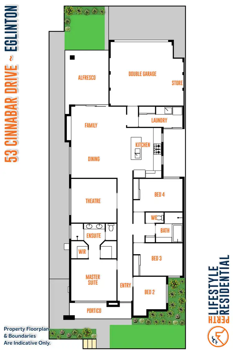 Floorplan of Homely house listing, 53 Cinnabar Drive, Eglinton WA 6034