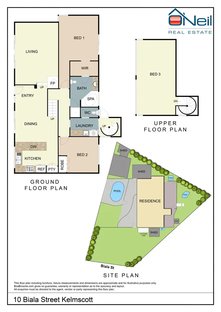Floorplan of Homely house listing, 10 Biala Street, Kelmscott WA 6111