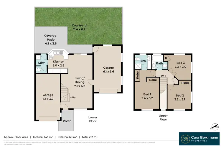 Floorplan of Homely townhouse listing, 22/154 Albany Creek Road, Aspley QLD 4034