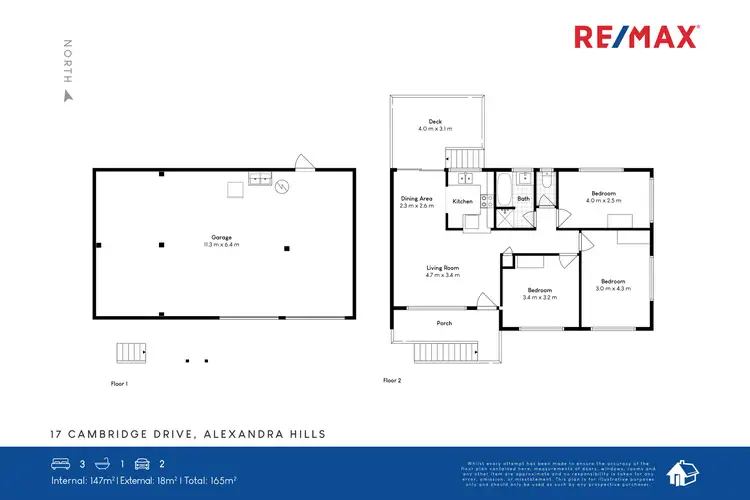 Floorplan of Homely house listing, 17 Cambridge Drive, Alexandra Hills QLD 4161