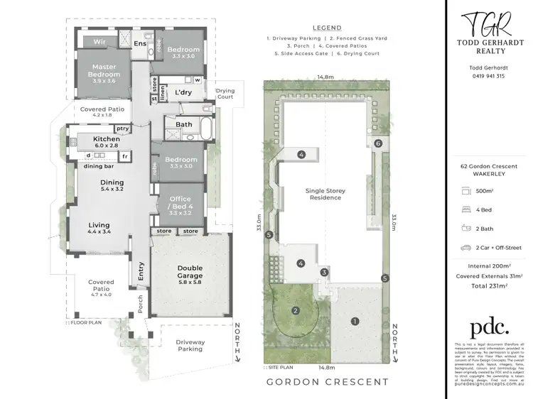 Floorplan of Homely house listing, 62 Gordon Crescent, Wakerley QLD 4154