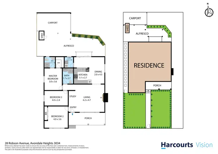 Floorplan of Homely house listing, 28 Robson Avenue, Avondale Heights VIC 3034
