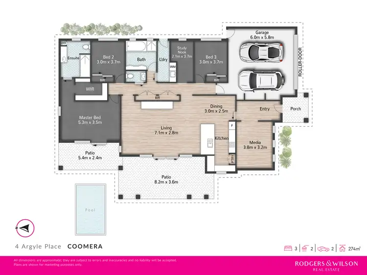 Floorplan of Homely house listing, 4 Argyle Place, Coomera QLD 4209