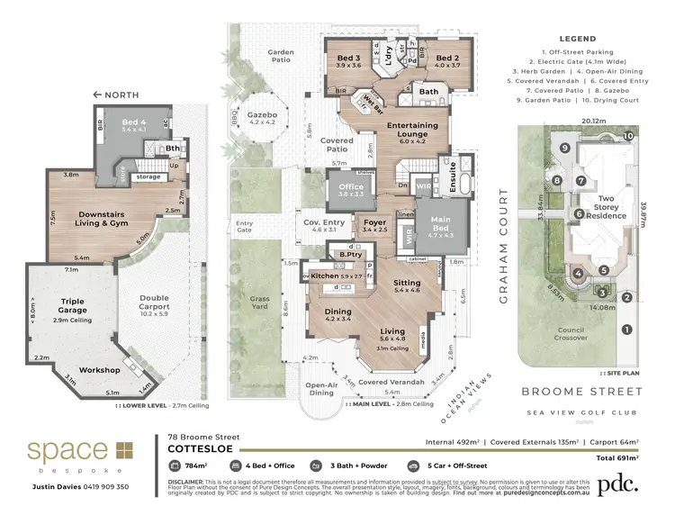 Floorplan of Homely house listing, 78 Broome Street, Cottesloe WA 6011