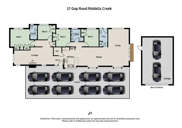 Floorplan of Homely house listing, 17 Gap Road, Riddells Creek VIC 3431