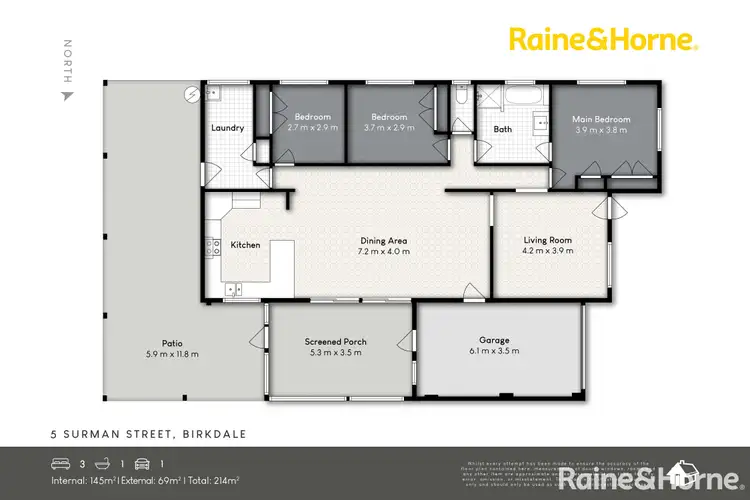 Floorplan of Homely house listing, 5 Surman Street, Birkdale QLD 4159