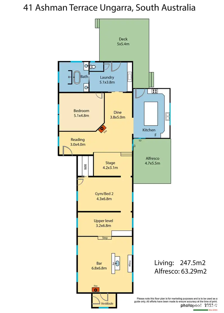Floorplan of Homely house listing, 41 Ashman Terrace, Ungarra SA 5607