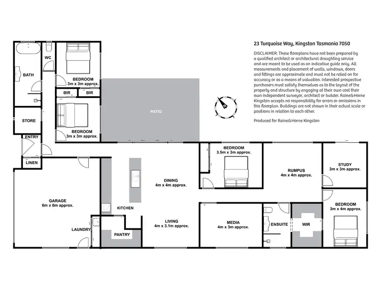 Floorplan of Homely house listing, 23 Turquoise Way, Kingston TAS 7050