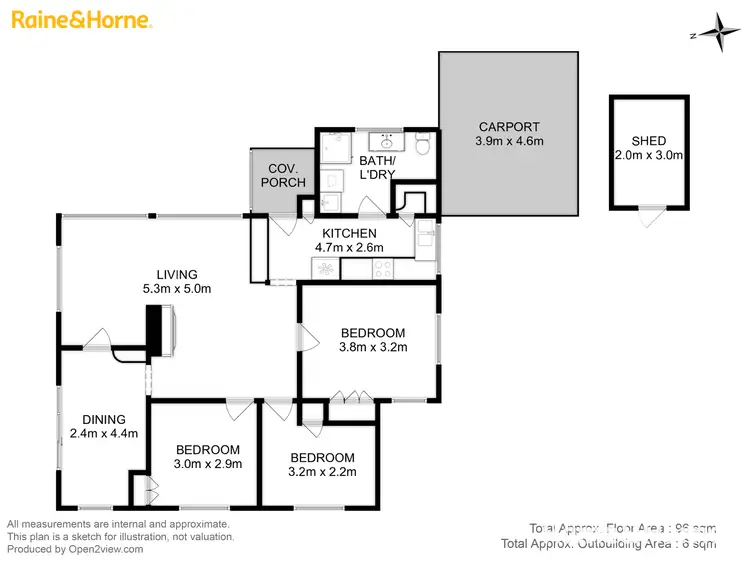 Floorplan of Homely house listing, 23 Walpole Street, Orford TAS 7190