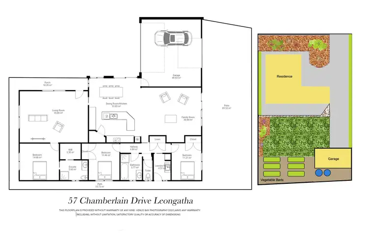 Floorplan of Homely house listing, 57 Chamberlain Drive, Leongatha VIC 3953
