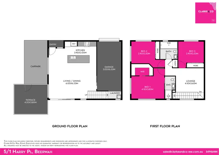 Floorplan of Homely townhouse listing, 5/1 Harry Place, Beerwah QLD 4519