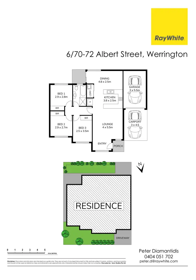 Floorplan of Homely villa listing, 6/70-72 Albert Street, Werrington NSW 2747
