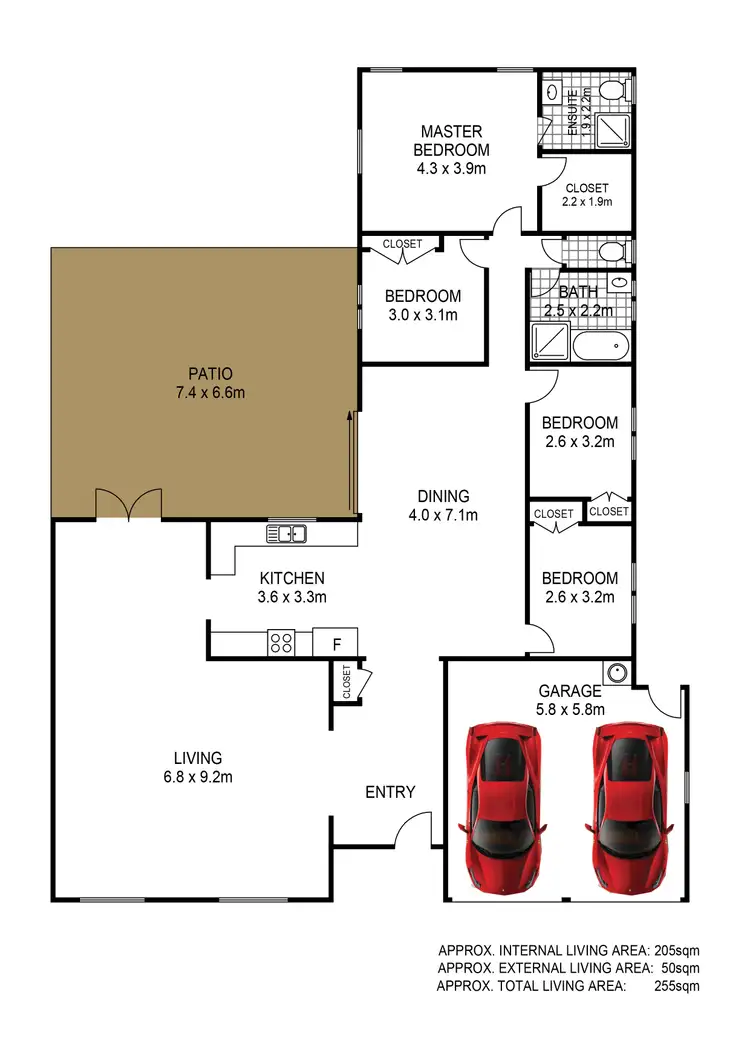 Floorplan of Homely house listing, 6 Cashew Court, Birkdale QLD 4159