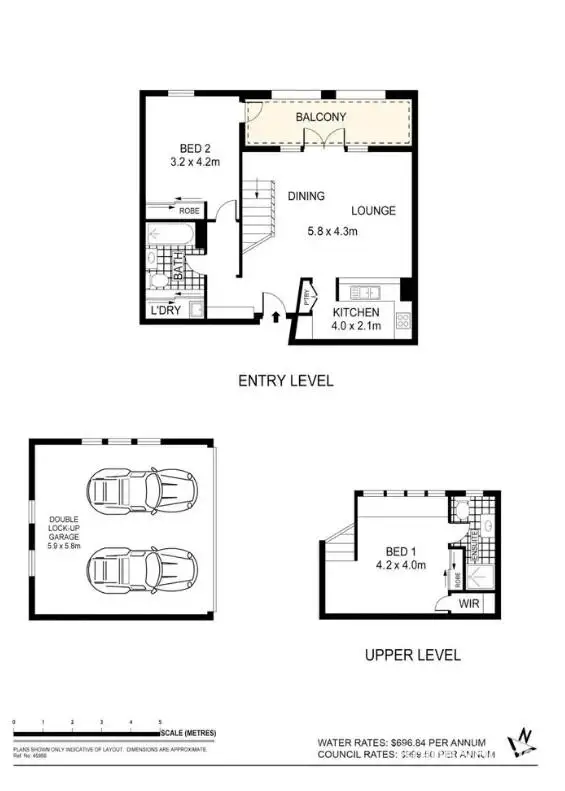 Floorplan of Homely apartment listing, 12/2 Daniel Street, Botany NSW 2019