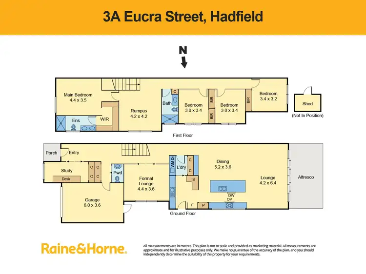 Floorplan of Homely house listing, 3A Eucra Street, Hadfield VIC 3046