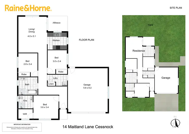 Floorplan of Homely house listing, 14 Maitland Lane, Cessnock NSW 2325