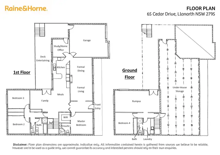 Floorplan of Homely house listing, 65 Cedar Drive, Llanarth NSW 2795
