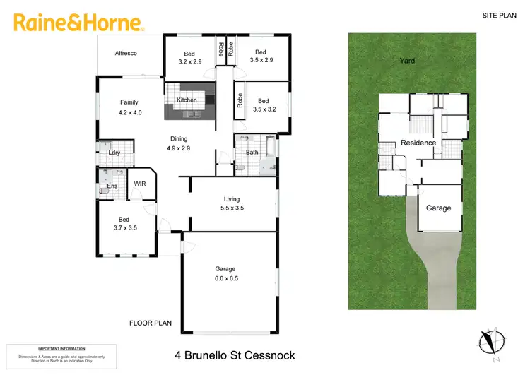 Floorplan of Homely house listing, 4 Brunello Street, Cessnock NSW 2325