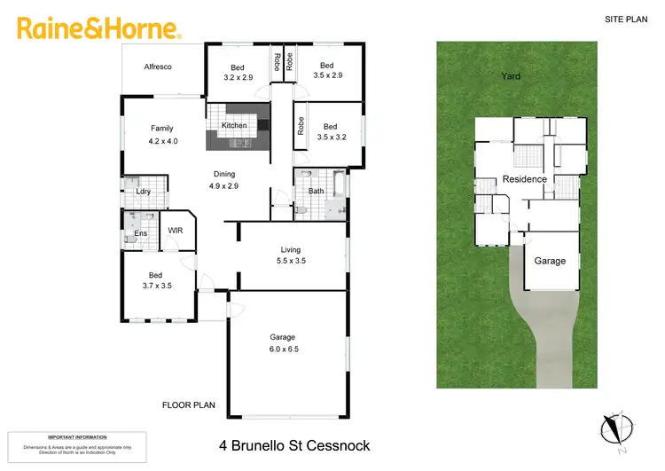 Floorplan of Homely house listing, 4 Brunello Street, Cessnock NSW 2325