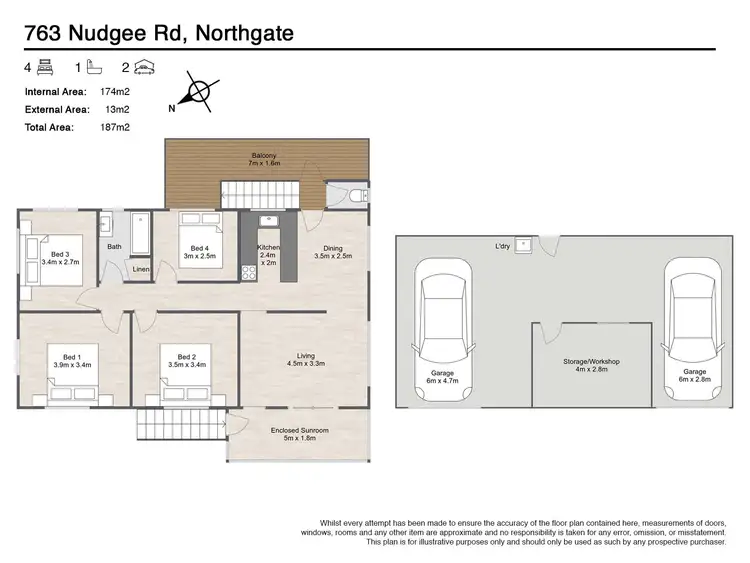 Floorplan of Homely house listing, 763 Nudgee Road, Northgate QLD 4013