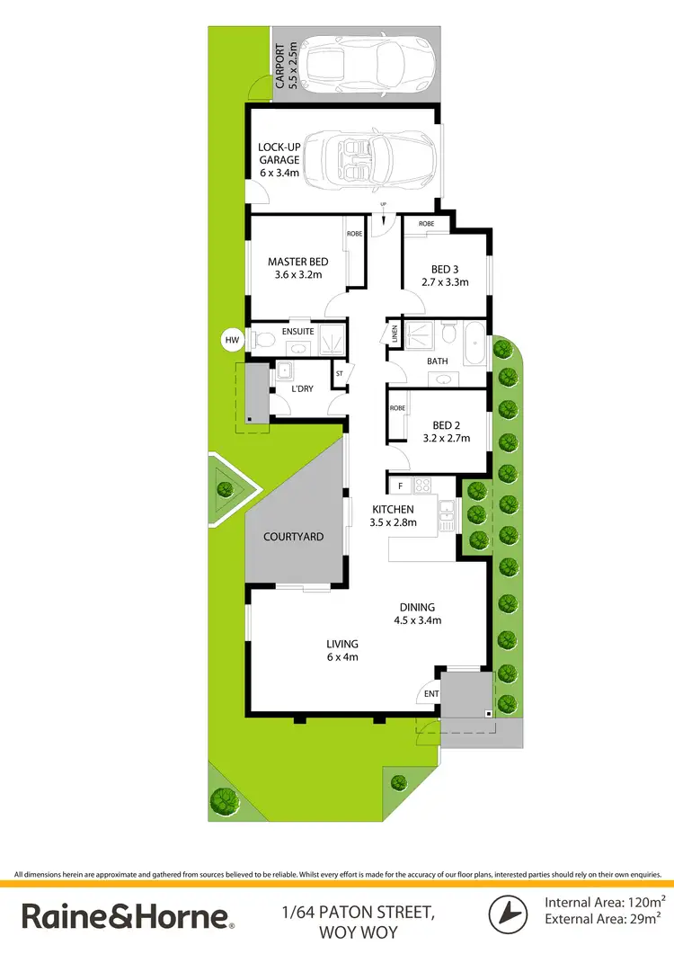 Floorplan of Homely villa listing, 1/64-66 Paton Street, Woy Woy NSW 2256