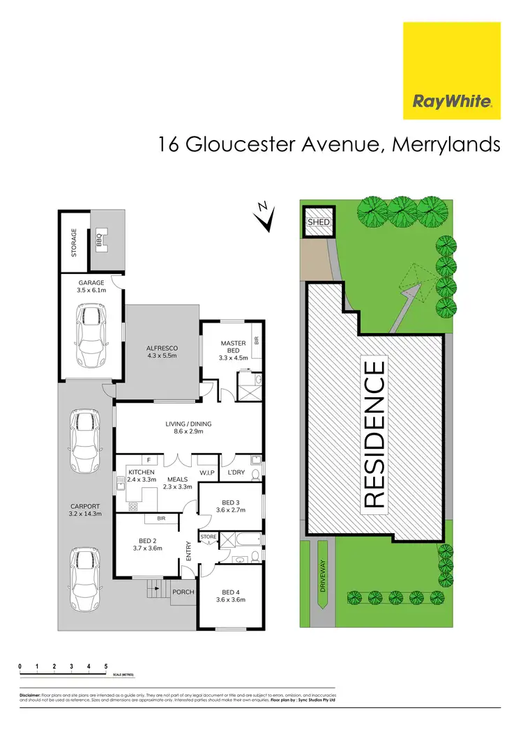 Floorplan of Homely house listing, 16 Gloucester Avenue, Merrylands NSW 2160