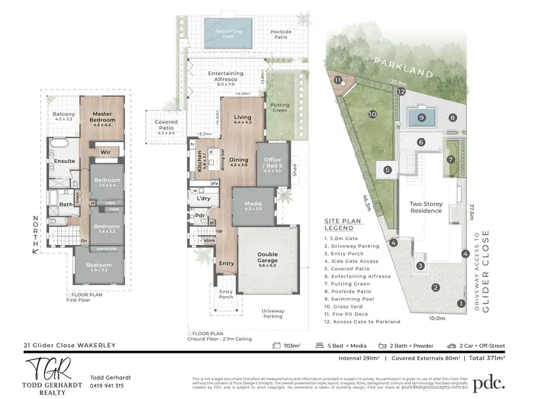 Floorplan of Homely house listing, 21 Glider Close, Wakerley QLD 4154
