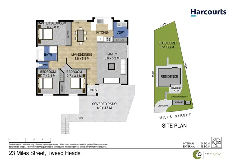 Floorplan of Homely house listing, 23 Miles Street, Tweed Heads NSW 2485
