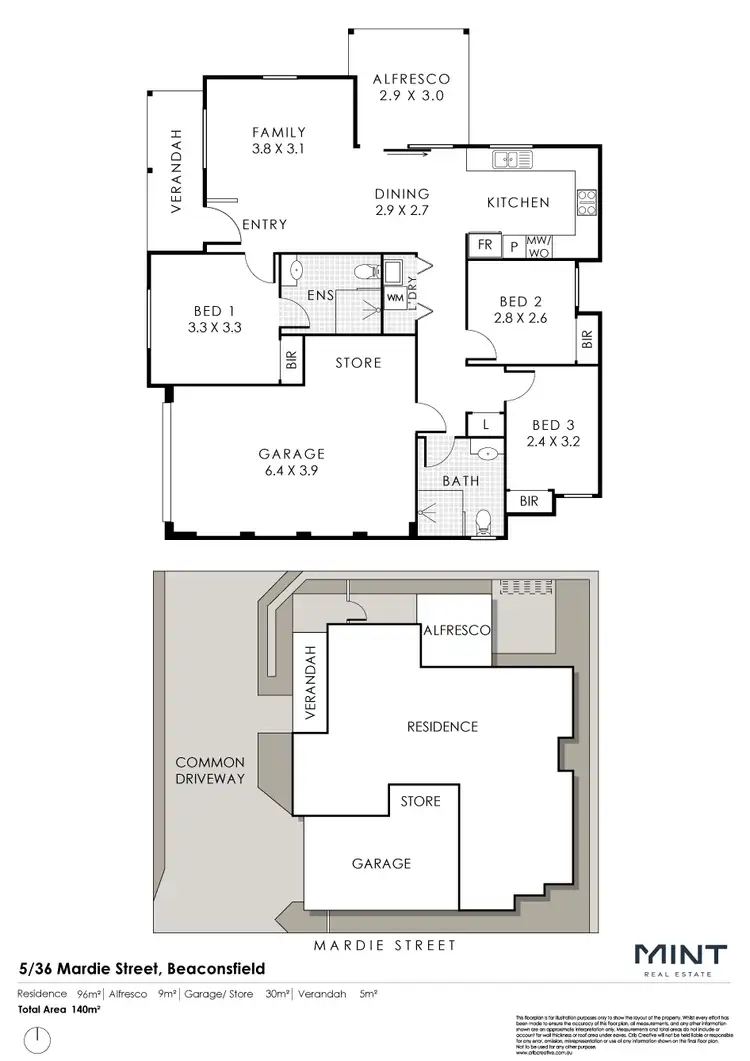 Floorplan of Homely house listing, 5/36 Mardie Street, Beaconsfield WA 6162