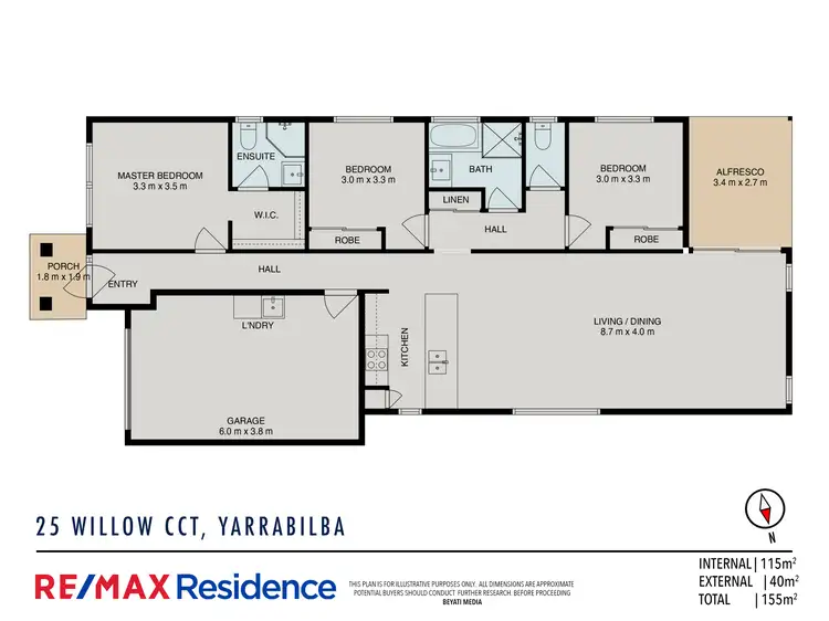 Floorplan of Homely house listing, 25 Willow Circuit, Yarrabilba QLD 4207