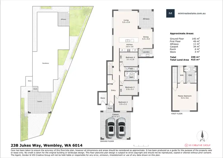 Floorplan of Homely house listing, 23B Jukes Way, Wembley WA 6014