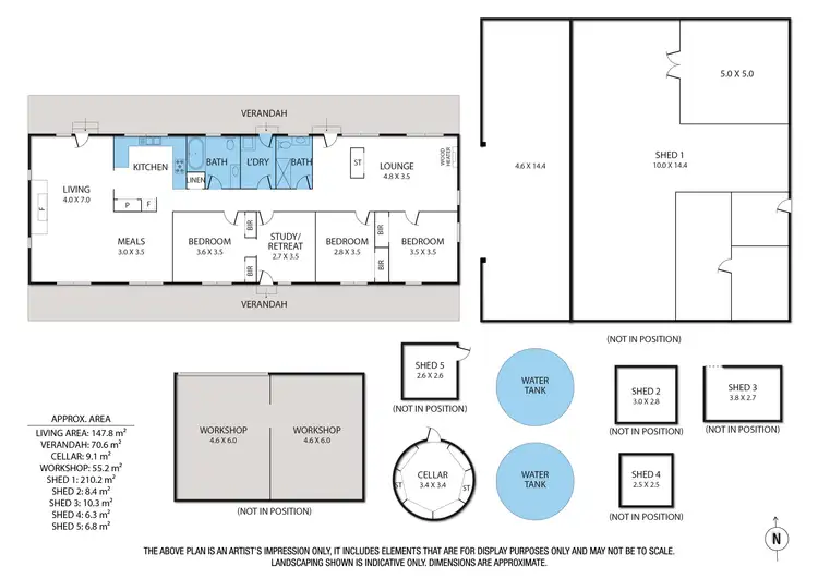 Floorplan of Homely house listing, 661 Romsey Road, Hesket VIC 3442