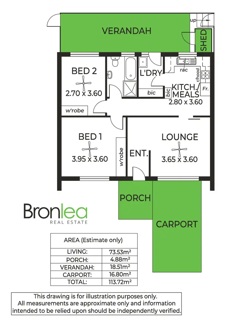 Floorplan of Homely unit listing, 2/21 Matthew Street, Bedford Park SA 5042
