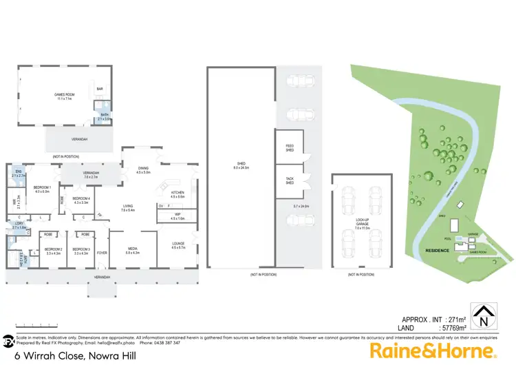 Floorplan of Homely rural property listing, 6 Wirrah Close, Nowra Hill NSW 2540