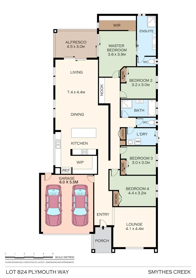 Floorplan of Homely house listing, 15 Plymouth Way, Smythes Creek VIC 3351