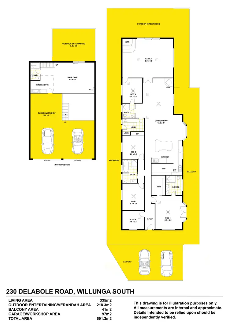 Floorplan of Homely rural property listing, 230 Delabole Road, Willunga South SA 5172