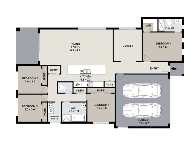 Floorplan of Homely house listing, 10 Blaxland Court, Glen Eden QLD 4680
