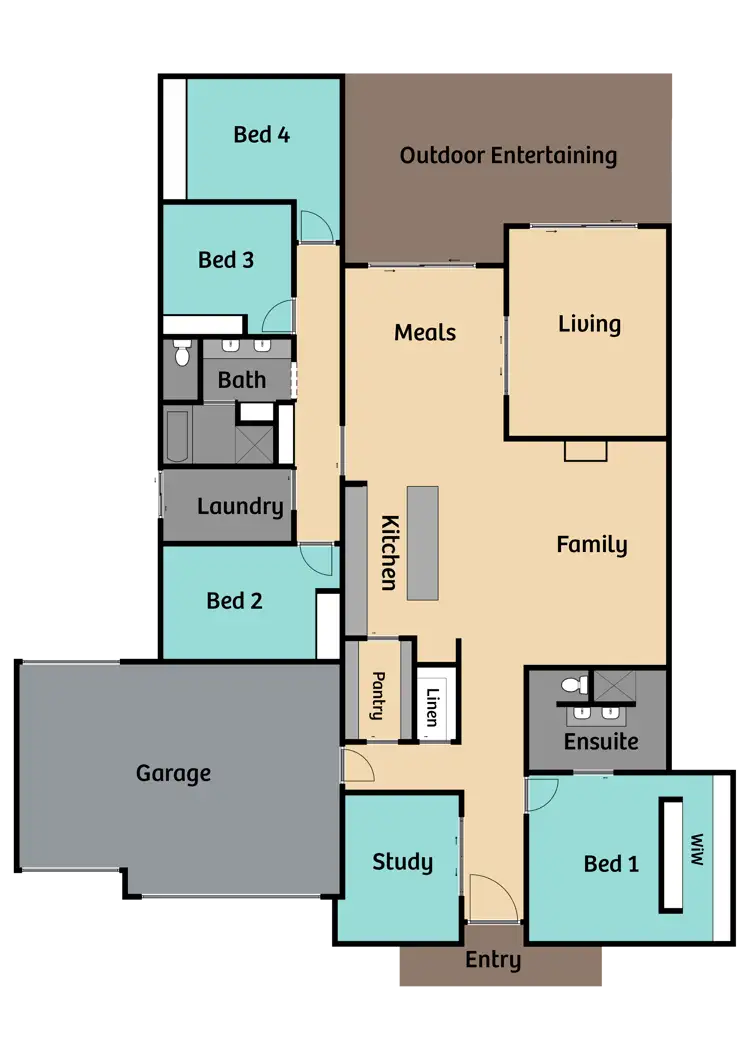 Floorplan of Homely house listing, 67 Lakeside Circuit, Dubbo NSW 2830