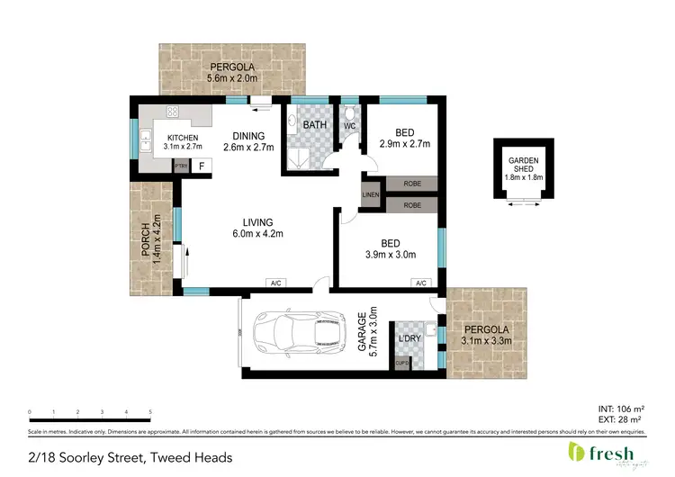 Floorplan of Homely house listing, 2/18 Soorley Street, Tweed Heads South NSW 2486